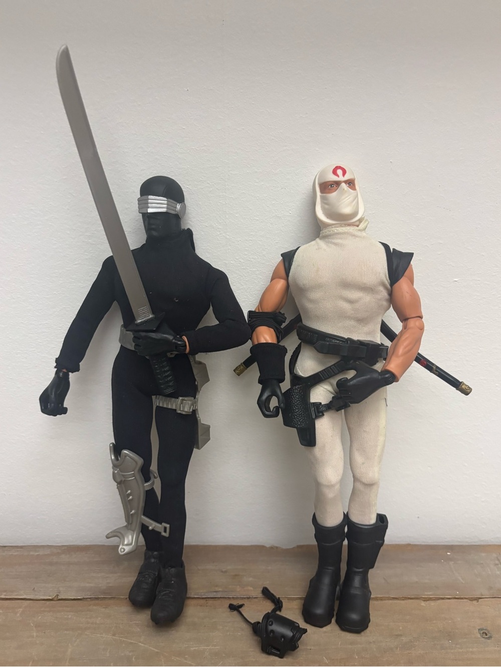 Vintage GI Joe Cobra & Snake Eyes * 1996 Hasbro * Lot of 2